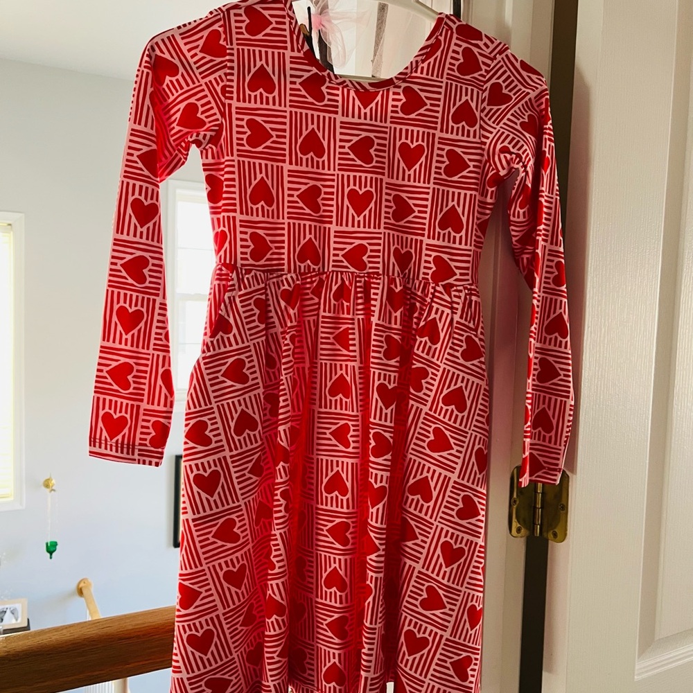 Hanna Andersson Red Heart Kids Dress